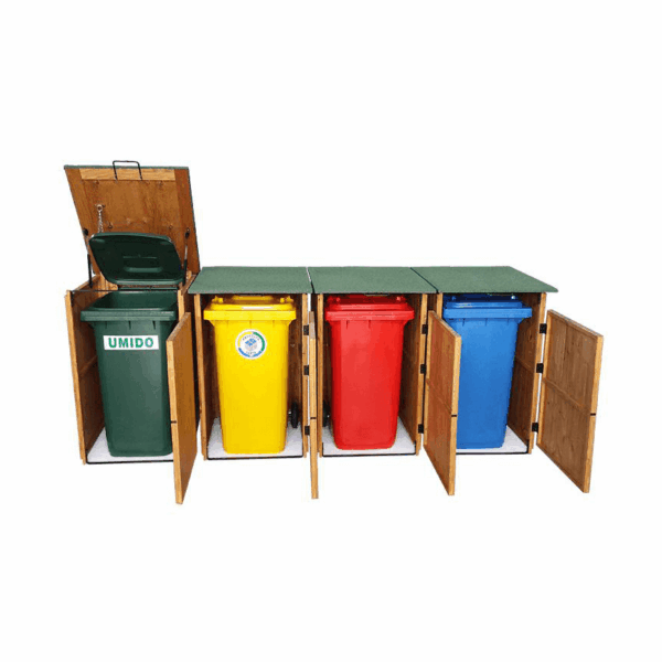 Box Porta Rifiuti in Legno - immagine 6
