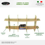 Libreria in Legno Ambra - immagine 3