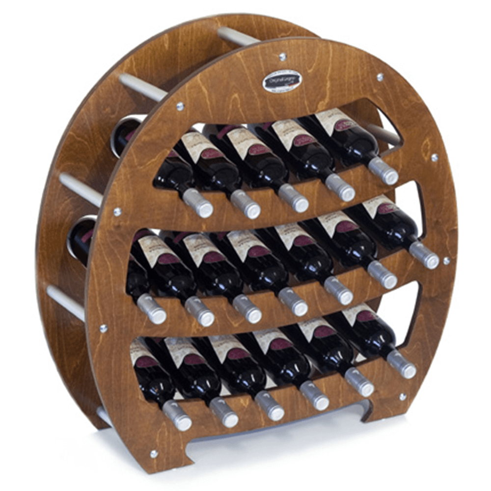 Botte-b18-noce.png Cantinetta in Legno Botte B18 - immagine 1