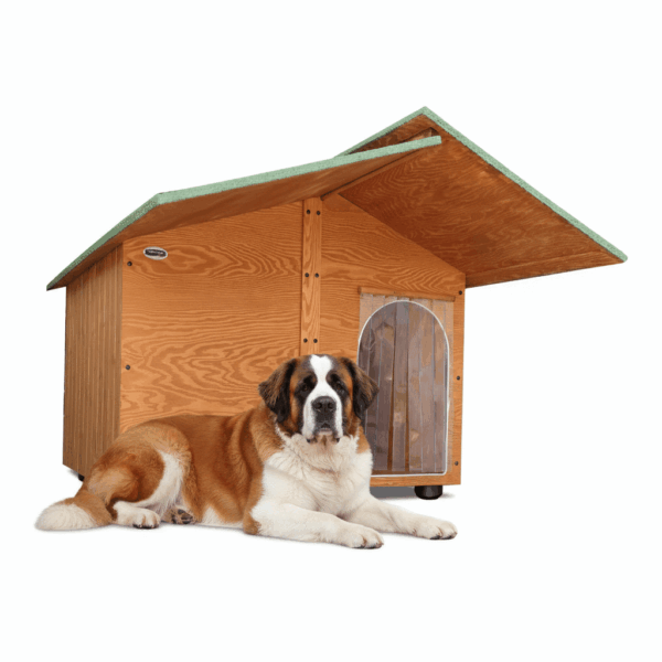 Cucce In Legno Gigante 4XL con Pensilina - immagine 2