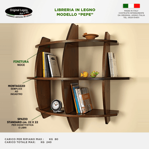 Libreria in Legno Pepe - immagine 3
