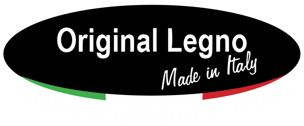Logo Original Legno su Sfondo Nero