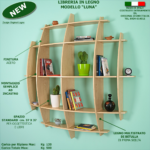 Libreria in Legno Luna - immagine 4
