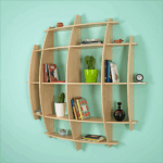 Libreria in Legno Luna