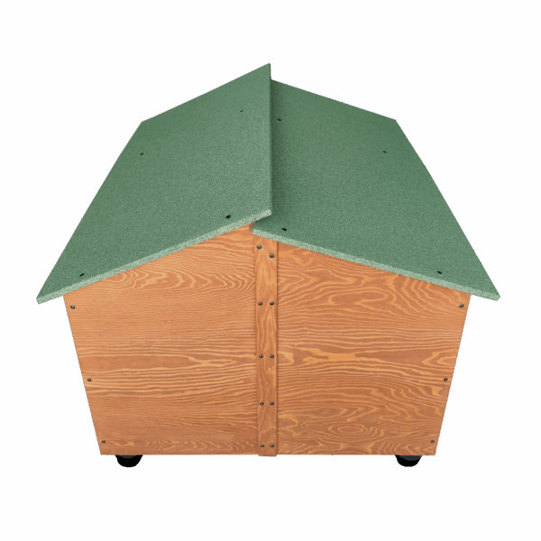 Cucce In Legno Gigante 4XL con Pensilina - immagine 4